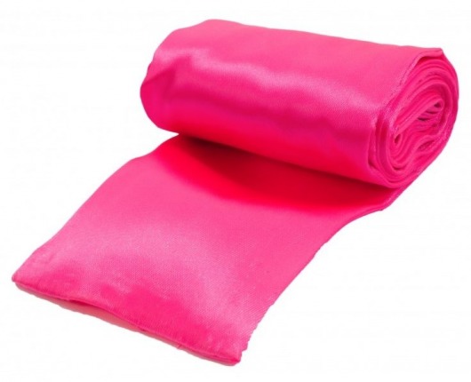 Розовая атласная лента для связывания - 1,4 м. - Джага-Джага - купить с доставкой в Новосибирске