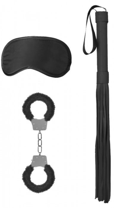 Черный набор для бондажа Introductory Bondage Kit №1 - Shots Media BV - купить с доставкой в Новосибирске