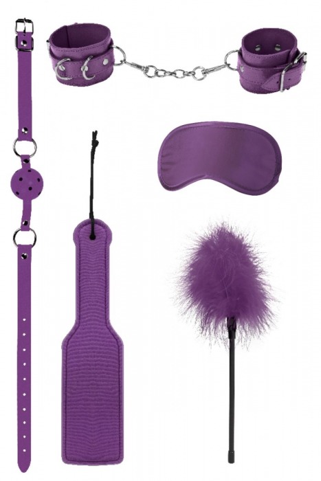 Фиолетовый игровой набор БДСМ Introductory Bondage Kit №4 - Shots Media BV - купить с доставкой в Новосибирске