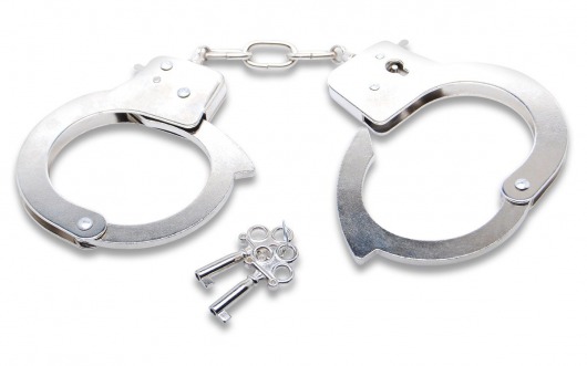 Наручники с ключами Official Handcuffs - Pipedream - купить с доставкой в Новосибирске