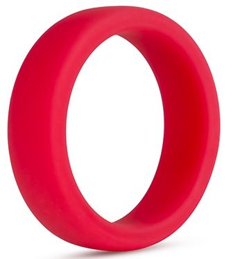 Красное эрекционное кольцо Silicone Go Pro Cock Ring - Blush Novelties - в Новосибирске купить с доставкой