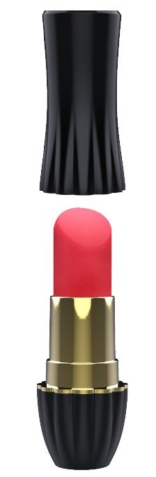 Клиторальный стимулятор-помада LIPSTICK - 9,3 см. - Dream Toys - купить с доставкой в Новосибирске