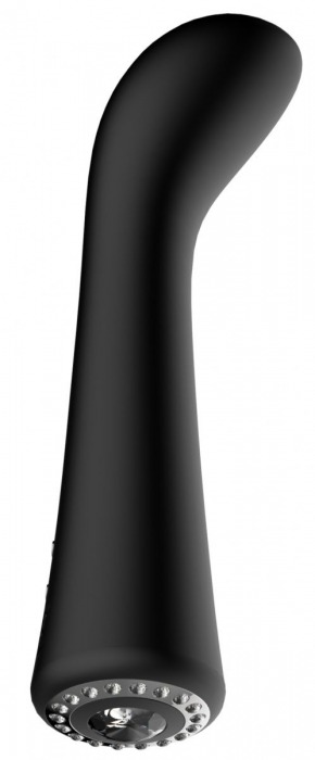 Черный вибромассажер для точки G Glimmer - 20,5 см. - Shots Media BV