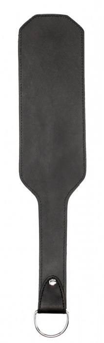 Черная шлепалка Leather Vampire Paddle - 41 см. - Shots Media BV - купить с доставкой в Новосибирске