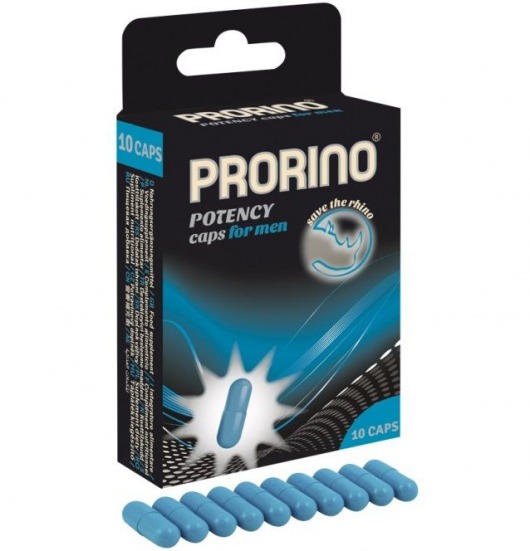 БАД для мужчин ero black line PRORINO Potency Caps for men - 10 капсул - Ero - купить с доставкой в Новосибирске