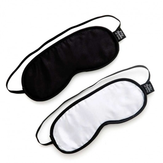 Набор из двух масок на глаза Soft Blindfold Twin Pack - Fifty Shades of Grey - купить с доставкой в Новосибирске