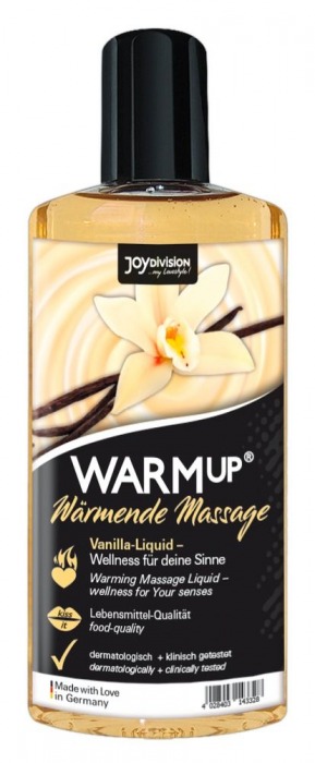 Массажное масло с ароматом ванили WARMup vanilla - 150 мл. - Joy Division - купить с доставкой в Новосибирске