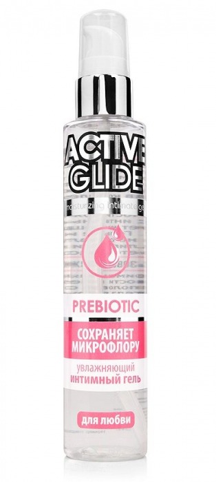 Увлажняющий интимный гель Active Glide Prebiotic - 100 гр. - Биоритм - купить с доставкой в Новосибирске
