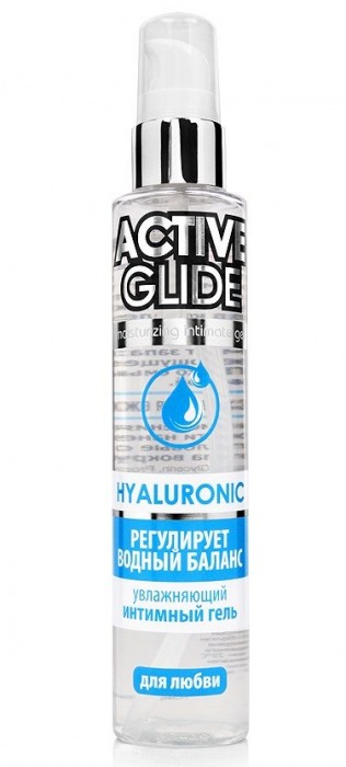 Увлажняющий интимный гель Active Glide Hyaluronic - 100 гр. - Биоритм - купить с доставкой в Новосибирске