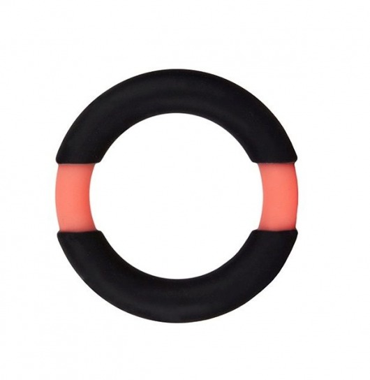 Черно-оранжевое эрекционное кольцо на пенис Neon Stimu - Dream Toys - в Новосибирске купить с доставкой