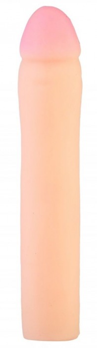 Телесный реалистичный фаллоудлинитель - 18,5 см. - Джага-Джага - в Новосибирске купить с доставкой