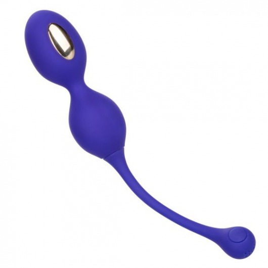 Фиолетовые виброшарики с электростимуляцией Impulse Intimate E-Stimulator Dual Kegel - California Exotic Novelties - купить с доставкой в Новосибирске