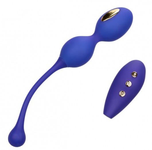 Фиолетовые виброшарики с электростимуляцией Impulse Intimate E-Stimulator Dual Kegel - California Exotic Novelties - купить с доставкой в Новосибирске