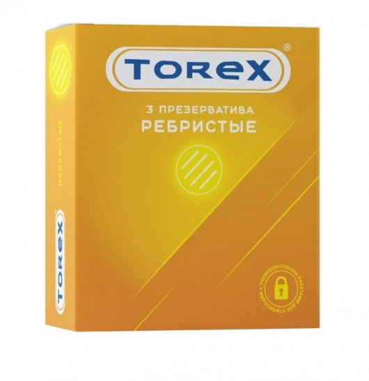 Текстурированные презервативы Torex  Ребристые  - 3 шт. - Torex - купить с доставкой в Новосибирске