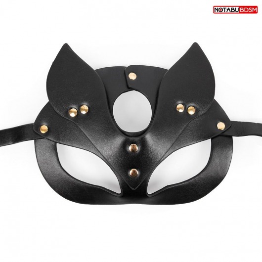 Черная игровая маска с ушками - Notabu - купить с доставкой в Новосибирске