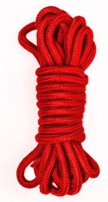 Красная веревка Do Not Disturb - 5 м. - Lola Games - купить с доставкой в Новосибирске