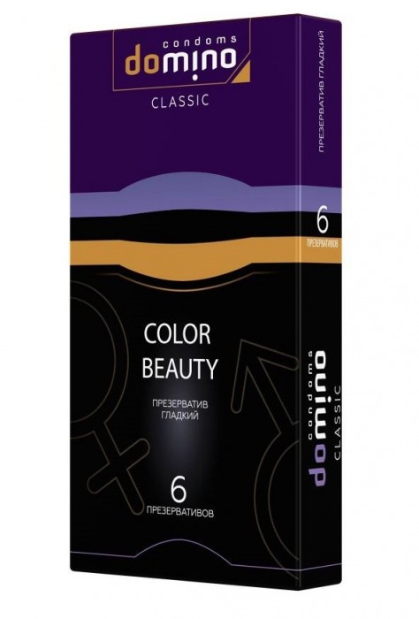Разноцветные презервативы DOMINO Colour Beauty - 6 шт. - Domino - купить с доставкой в Новосибирске