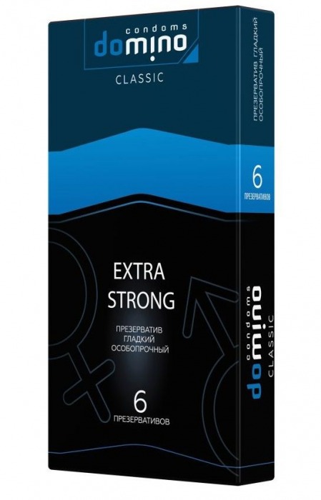 Суперпрочные презервативы DOMINO Extra Strong - 6 шт. - Domino - купить с доставкой в Новосибирске