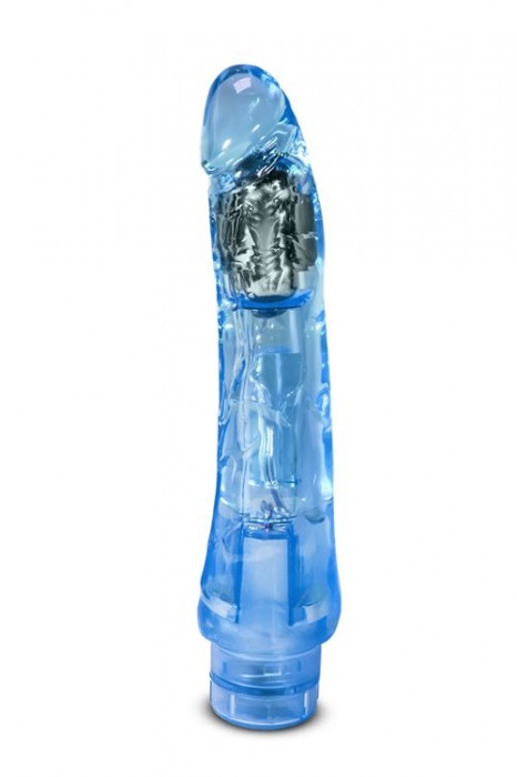 Голубой вибратор-реалистик Mambo Vibe - 22,8 см. - Blush Novelties