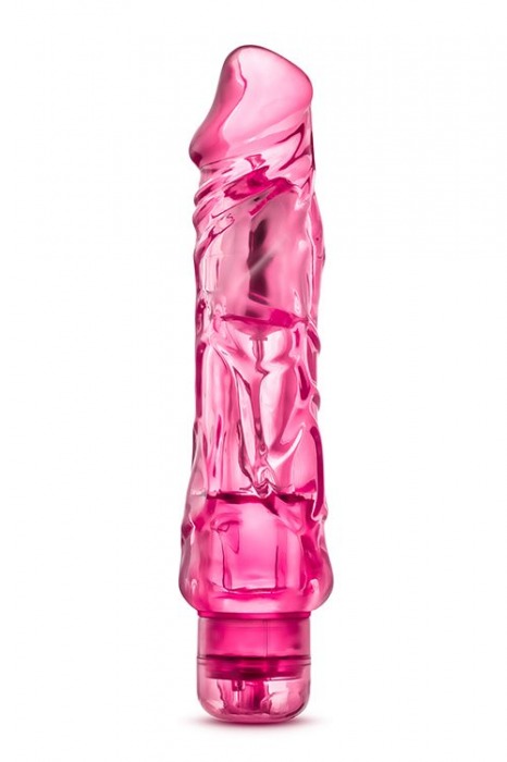 Розовый вибратор-реалистик Wild Ride - 23,5 см. - Blush Novelties