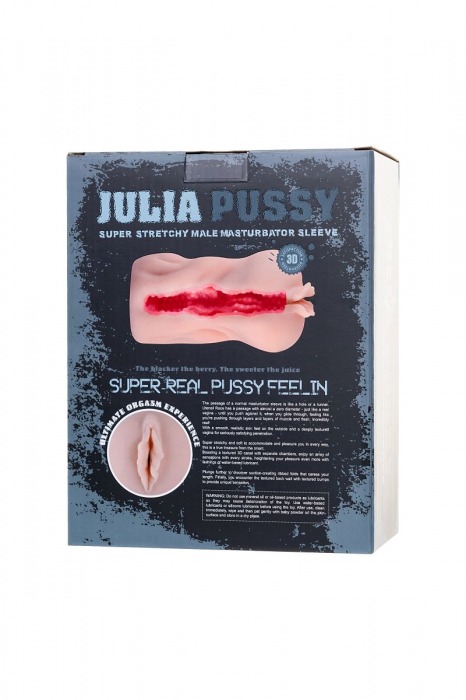 Телесный мастурбатор-вагина Julia - Xise - в Новосибирске купить с доставкой