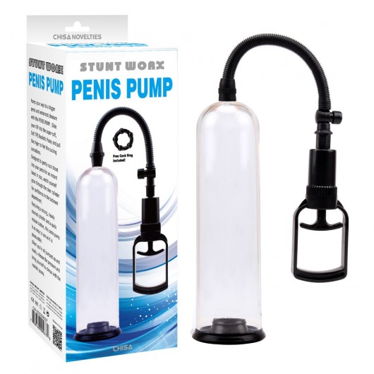 Прозрачная вакуумная помпа Penis Pump - Chisa - в Новосибирске купить с доставкой