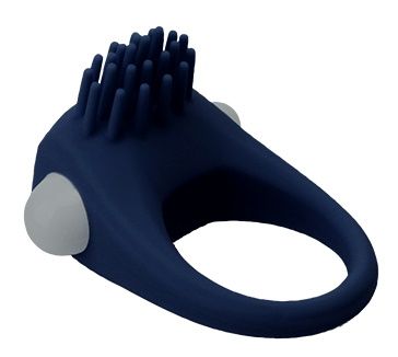 Синее эрекционное виброкольцо STIMU RING - Dream Toys - в Новосибирске купить с доставкой