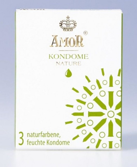 Классические презервативы AMOR Nature - 3 шт. - AMOR - купить с доставкой в Новосибирске