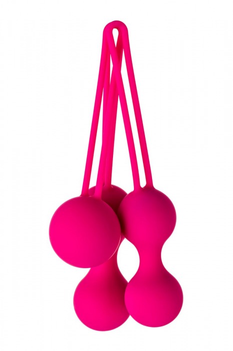 Набор из 3 розовых вагинальных шариков со шнурком - Штучки-дрючки