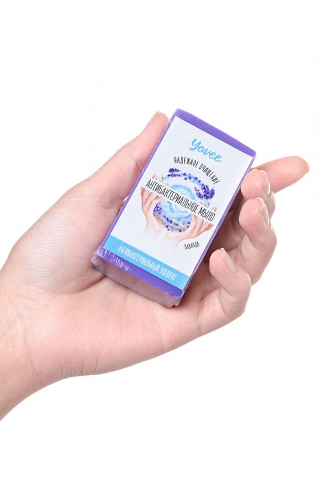 Антибактериальное мыло с ароматом лаванды - 80 гр. -  - Магазин феромонов в Новосибирске