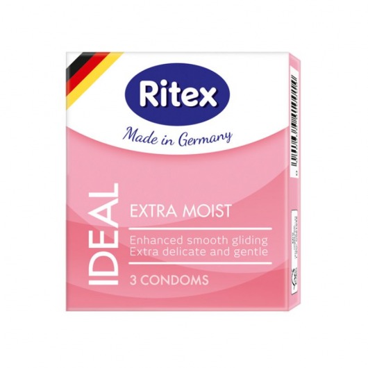 Презервативы RITEX IDEAL с дополнительной смазкой - 3 шт. - RITEX - купить с доставкой в Новосибирске