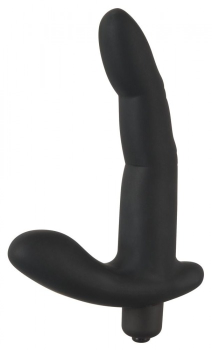 Черный вибромассажер простаты Naughty Finger Prostate Vibe - 13,8 см. - Orion - в Новосибирске купить с доставкой