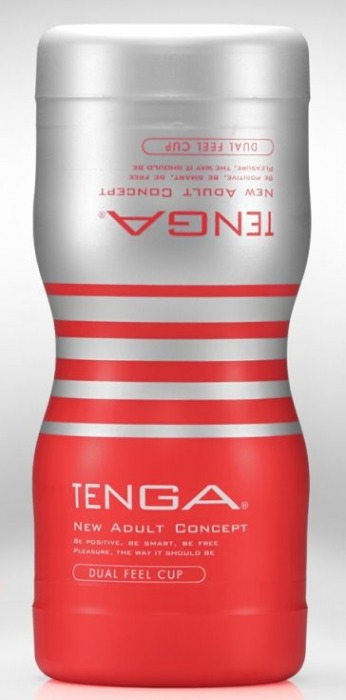 Мастурбатор TENGA Dual Sensation Cup - Tenga - в Новосибирске купить с доставкой