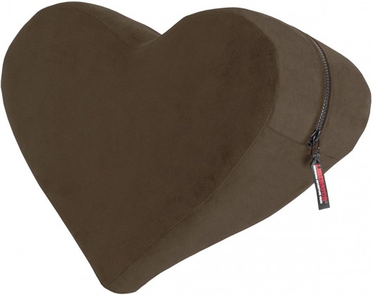 Кофейная подушка для любви Liberator Retail Heart Wedge - Liberator - купить с доставкой в Новосибирске