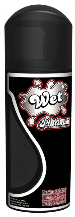 Гель-лубрикант на силиконовой основе Wet Platinum - 445 мл. - Wet International Inc. - купить с доставкой в Новосибирске