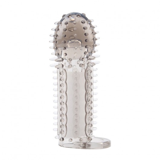Насадка-удлинитель с кольцом для мошонки Nubby Sleeve - 12 см. - Chisa - в Новосибирске купить с доставкой