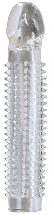 Прозрачная насадка на пенис Tailor Made Crystal с шипами - Orion - в Новосибирске купить с доставкой