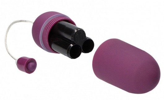 Фиолетовое гладкое виброяйцо Vibrating Egg - 8 см. - Shots Media BV