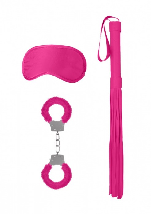 Розовый набор для бондажа Introductory Bondage Kit №1 - Shots Media BV - купить с доставкой в Новосибирске