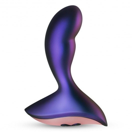 Фиолетовый вибромассажер Intergalactic с пультом - 12,6 см. - EDC