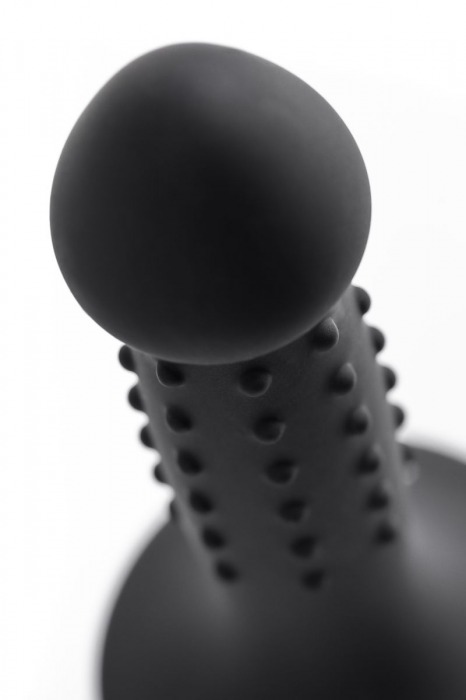 Черный анальный фаллоимитатор Spikn - 14 см. - A-toys
