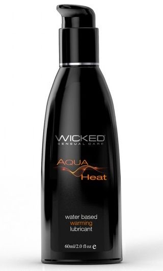 Согревающий лубрикант на водной основе Wicked AQUA HEAT - 60 мл. - Wicked - купить с доставкой в Новосибирске