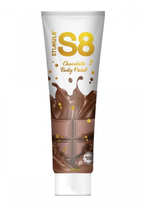 Краска для тела со вкусом шоколада Stimul 8 Bodypaint - 100 мл. - Stimul8 - купить с доставкой в Новосибирске