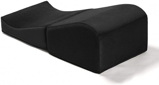 Черная большая вельветовая подушка для любви Liberator Retail Flip Ramp - Liberator - купить с доставкой в Новосибирске