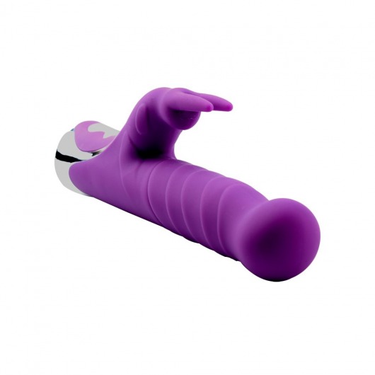 Фиолетовый вибратор-кролик Ripple Rabbit - 23,5 см. - Chisa