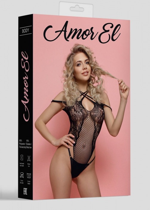 Сексуальное боди с перекрестными бретелями - Amor El купить с доставкой