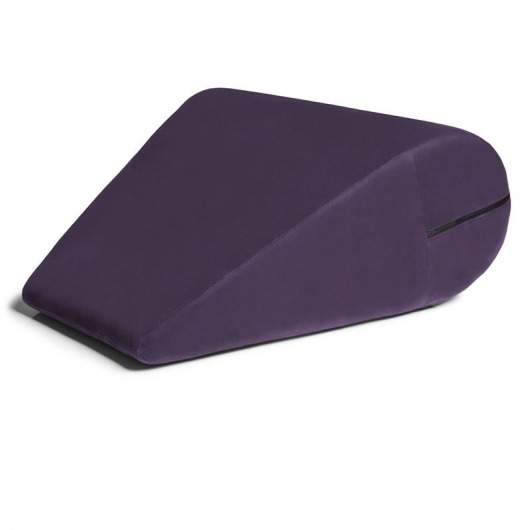 Фиолетовая вельветовая подушка для любви Liberator Rockabilly - Liberator - купить с доставкой в Новосибирске