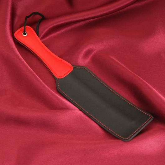 Черная шлепалка  Хлопушка  с красной ручкой - 32 см. - Сима-Ленд - купить с доставкой в Новосибирске
