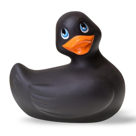 Черный вибратор-уточка I Rub My Duckie 2.0 - Big Teaze Toys - купить с доставкой в Новосибирске