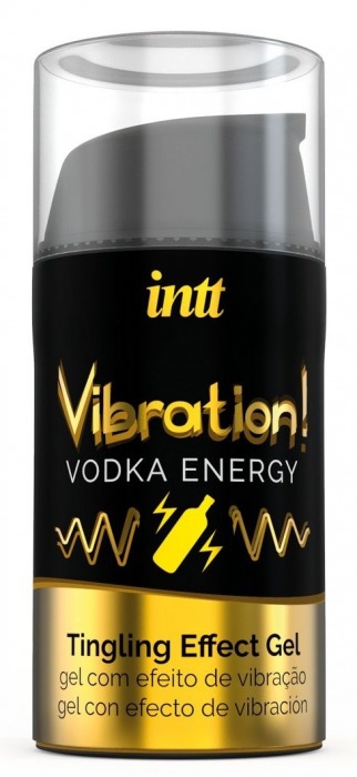 Жидкий интимный гель с эффектом вибрации Vibration! Vodka Energy - 15 мл. - INTT - купить с доставкой в Новосибирске